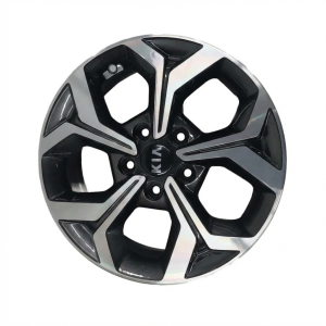 2019-2021 Kia Forte Black 16x6.5 5-Y-Spoke Machined Charcoal Alloy Wheel (New OEM)