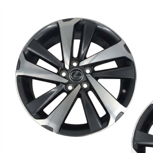 2017 Lexus NX200t Black 18x7.5 10-Spoke Machined Charcoal Alloy Wheel (Used OEM)