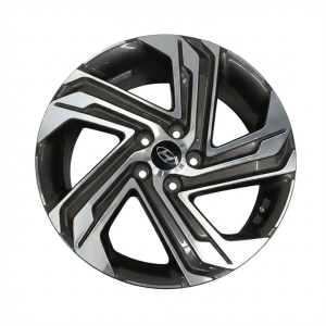 2021-2023 Hyundai Santa Fe Black 18x7.5 5-Spoke Machined Charcoal Alloy Wheel (Used OEM)