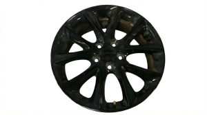 2016-2020 Dodge Durango Black 20x8 5 V-Spoke Gloss Black Alloy Wheel (Used OEM)
