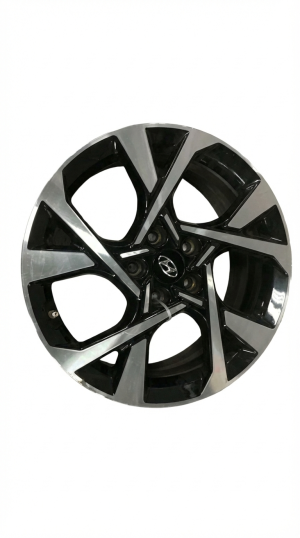 2022-2023 Hyundai Kona 18-Inch X-Spoke Machined Black Alloy Wheel (Used OEM)