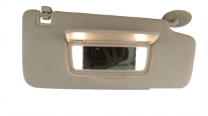2021-2023 Buick Envision Tan Illuminated Vanity Mirror Sun Visor - Right (Passenger) (Used OEM)
