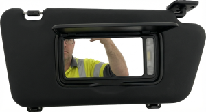 2022-2025 Subaru WRX Black Sun Visor without Illuminated Vanity Mirror - Left (Driver) (Used OEM)