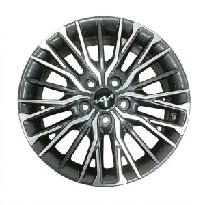 2022-2024 Kia Forte Silver 10-Spoke Machined Silver Alloy Wheel (Used OEM)