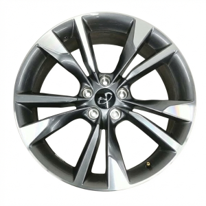 2022-2025 INFINITI QX60 Black 20-inch 5 V-Spoke Machined Charcoal Alloy Wheel (New OEM)