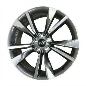 2022-2025 INFINITI QX60 Black 20-inch 5 V-Spoke Machined Charcoal Alloy Wheel (New OEM)