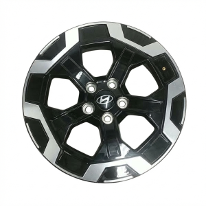 2024-2025 Hyundai Santa Fe Black Machined Black Alloy Wheel (New OEM)