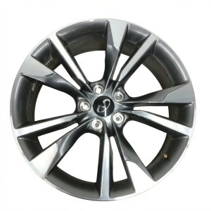 2022-2025 INFINITI QX60 Black 20-inch 5 V-Spoke Machined Charcoal Alloy Wheel (New OEM)