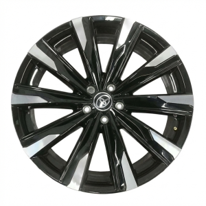 2023-2025 Toyota Crown Black 21x7.5 10-Spoke Machined Black Alloy Wheel (New OEM)