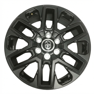 2023-2025 Toyota Sequoia Black 20x8 6-V-Spoke Matte Black TRD Sport Alloy Wheel (New OEM)