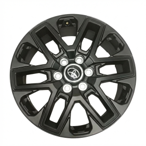 2023-2025 Toyota Sequoia Black 20x8 6-V-Spoke Matte Black TRD Sport Alloy Wheel (New OEM)