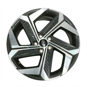 2022-2024 Hyundai Tucson Black 19x7.5 5-Split Spoke Machined Charcoal Alloy Wheel (Used OEM)