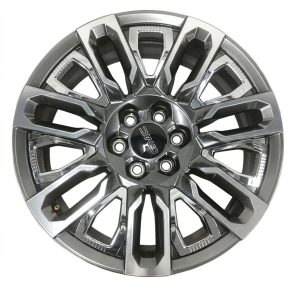 2024-2025 GMC Sierra 1500 Gray 22x9 7-Spoke Machined Gray Alloy Wheel (New OEM)