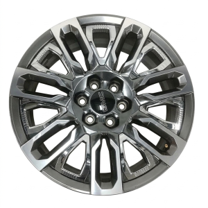 2024-2025 GMC Sierra 1500 Gray 22x9 7-Spoke Machined Gray Alloy Wheel (New OEM)