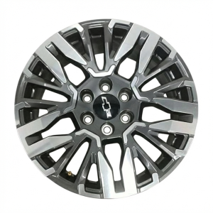 2025 Chevrolet Suburban Gray 20x9 V-Spoke Machined Charcoal Alloy Wheel (New OEM)