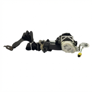 2011-2012 Ram 1500 Gray Seat Belt Assembly with Pretensioner - Front (Used OEM)