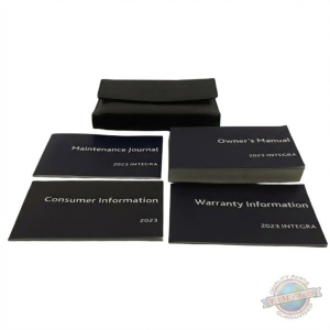 2023-2026 Acura Integra Gray Owners Manual with Storage Cover (Used OEM)