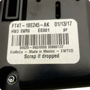 2015-2018 Ford Edge Radio and Dual-Zone Temperature Control Panel (Used OEM)