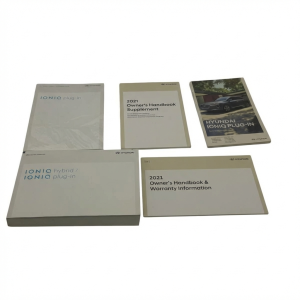 2021-2022 Hyundai Ioniq Owners Manual with Storage Cover (Used OEM)