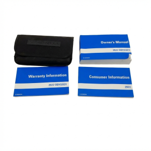 2022 Honda Odyssey Owners Manual with Storage Cover (Used OEM)