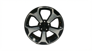 2019-2023 Jeep Renegade 17x6.5 Machined Black Alloy Wheel (Used OEM)