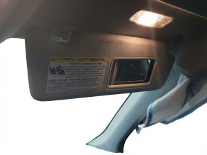 2015-2017 Audi SQ5 Gray Sun Visor - Right (Passenger) (Used OEM)