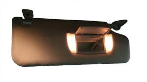 2015-2020 Toyota Sienna Gray Sun Visor with Illuminated Vanity Mirror - Right (Passenger) (Used OEM)
