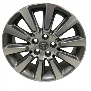 2018-2020 Toyota Sienna 18x7 10-Spoke Machined Silver Alloy Wheel (Used OEM)