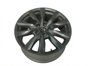 2020-2023 Mazda CX-9 18x8 5 Double Spoke Charcoal Alloy Wheel (Used OEM)