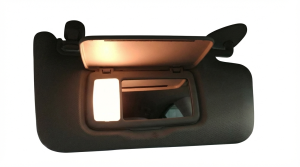 2018-2023 Subaru Crosstrek Gray Sun Visor with Illuminated Vanity Mirror - Right (Passenger) (Used OEM)