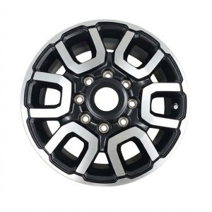 2019-2025 Ram 3500 Black 20x8 8-Spoke Polished Charcoal Aluminum Wheel (New OEM)
