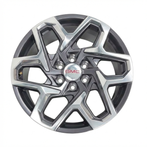 2022-2025 Chevrolet Silverado 1500 Gray 20x9 12-Spoke Charcoal Polished Alloy Wheel (Used OEM)