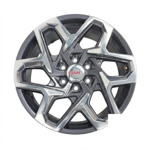 2022-2025 Chevrolet Silverado 1500 Gray 20x9 12-Spoke Charcoal Polished Alloy Wheel (Used OEM)