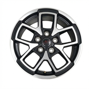 2024-2026 Jeep Wrangler Black 17x7.5 Machined Black Alloy Wheel (New OEM)