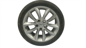 2016-2018 Kia Sorento 17x7 10-Spoke Silver Painted Alloy Wheel (Used OEM)