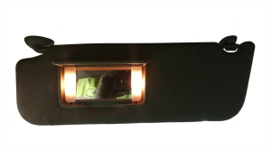 2011-2017 Honda Odyssey Gray Illuminated Sun Visor - Left (Driver) (Used OEM)
