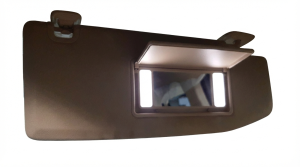 2021-2025 Jeep Grand Cherokee Tan Sun Visor without Garage Door Opener - Right (Passenger) (Used OEM)
