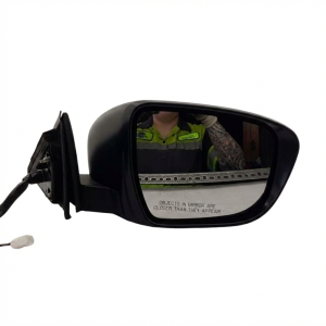 2016-2020 Nissan Rogue Black Power Blind Spot Assist Door/Side View Mirror - Right (Passenger) (Used OEM)