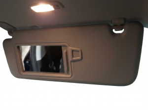 2024-2025 Hyundai Kona Gray Sun Visor without Sunroof - Left (Driver) (Used OEM)