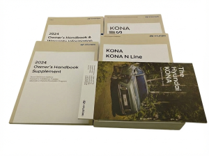 2024-2026 Hyundai Kona Owners Manual with Storage Cover (Used OEM)