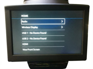 2016-2020 Cadillac CT6 Headrest Mounted Rear Seat Infotainment Display - Left (Driver) (Used OEM)