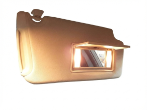 2015-2023 Chrysler 300 Gray Illuminated Sun Visor without Sunroof without Garage Door Opener - Right (Passenger) (Used OEM)