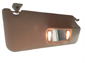 2011-2014 Toyota Sienna Tan Illuminated Sun Visor - Right (Passenger) (Used OEM)