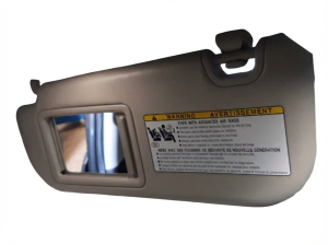 2021-2025 Toyota RAV4 Prime Gray Sun Visor with Illuminated Mirror and Sliding Extension - Left (Driver) (Used OEM)