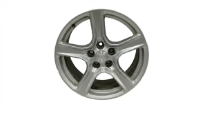 2016-2024 Chevrolet Camaro Silver 18x8.5 5-Spoke Silver Painted Alloy Wheel (Used OEM)