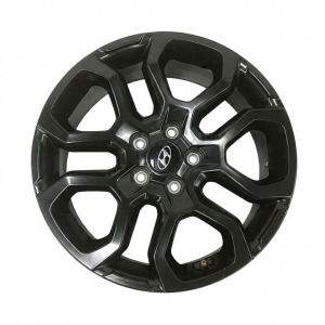 2022-2023 Hyundai Santa Fe Black 10-Spoke Painted Black Alloy Wheel (Used OEM)