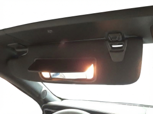 2015-2023 Ford Mustang Black Illuminated Sun Visor with HomeLink - Left (Driver) (Used OEM)