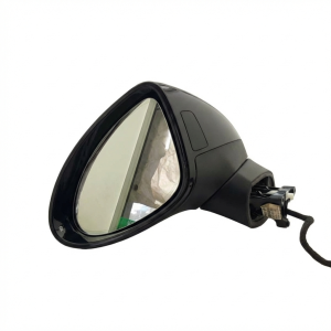 2015-2018 Porsche Cayenne Black Power Heated Signal Door/Side View Mirror - Left (Driver) (Used OEM)