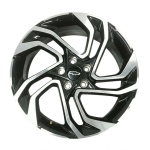 2024-2025 Chevrolet Trailblazer Black 19x8 Twisted Spoke Machined Black Alloy Wheel (Used OEM)