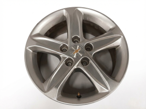 2018-2025 Chevrolet Malibu Gray 16x7 5-Spoke Silver Painted Alloy Wheel (Used OEM)